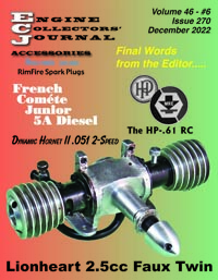 Model Engine Collecting Journal